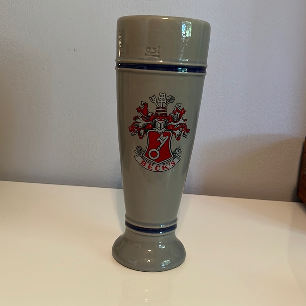 Vintage Gerzit salt glazed beer stein